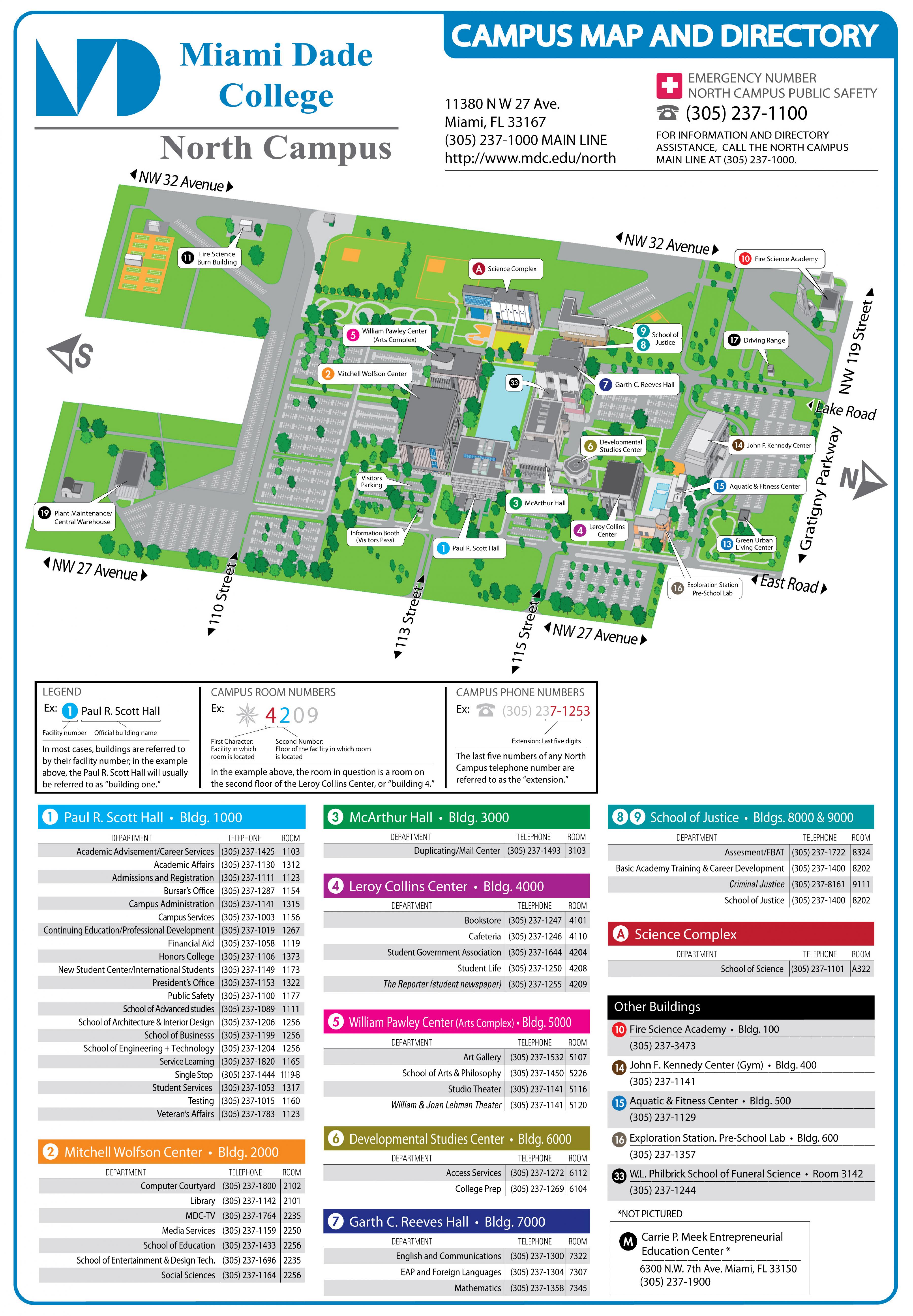 Miami Dade Campus Map Zip Code Map
