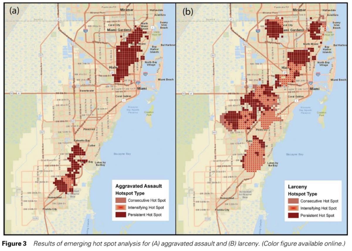 Crime Map Miami Miami Crime Map Florida Usa 4817