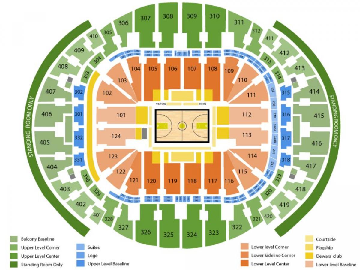 Miami arena map American Airlines Arena map (Florida USA)