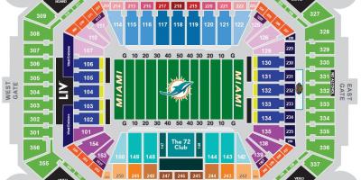 Sun Life stadium seating map