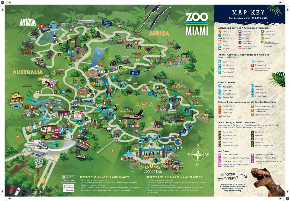 zoo Miami map