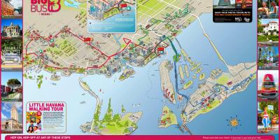 City sightseeing Miami map